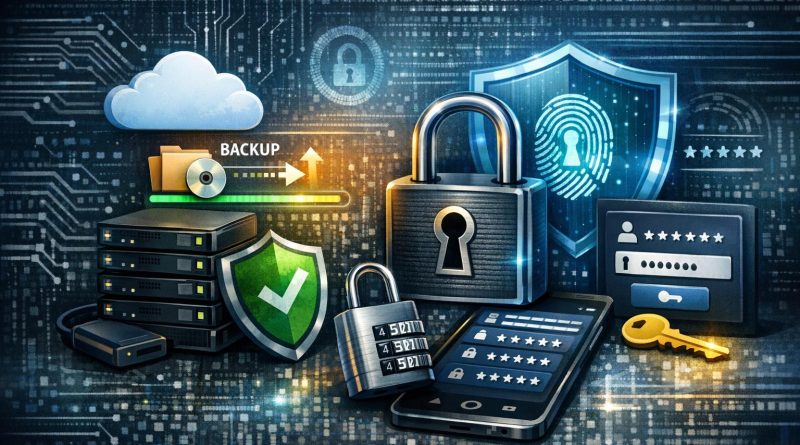 Sécuriser sauvegardes et mots de passe,  conseils pratiques pour une protection renforcée des données